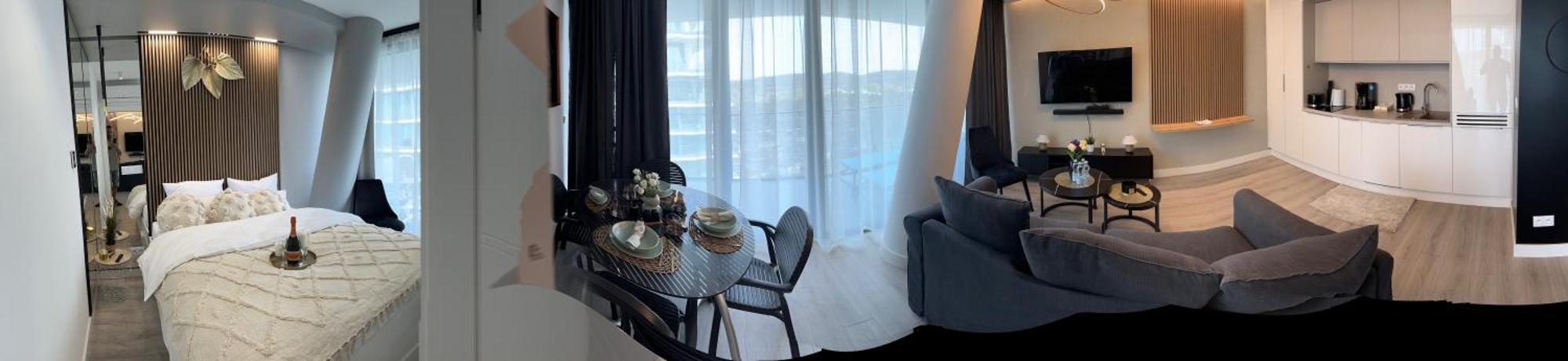 Ferienwohnung Sunny Haven Wave Sea View Misdroy Exterior foto