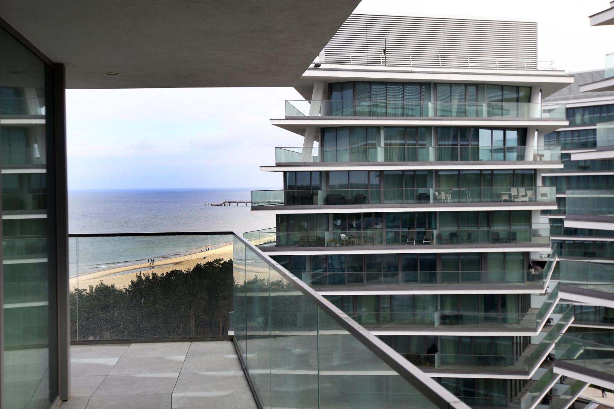 Ferienwohnung Sunny Haven Wave Sea View Misdroy Exterior foto